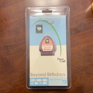 Cricut cartridge Beyond Birthdays new sealed